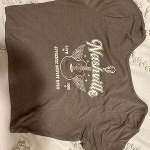 Brown Nashville Graphic T-Shirt